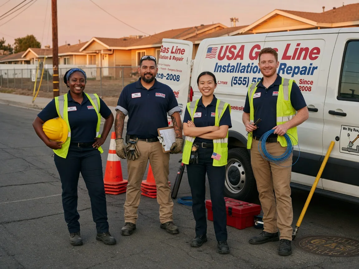 Gas Line Installation company in Humboldt, IL